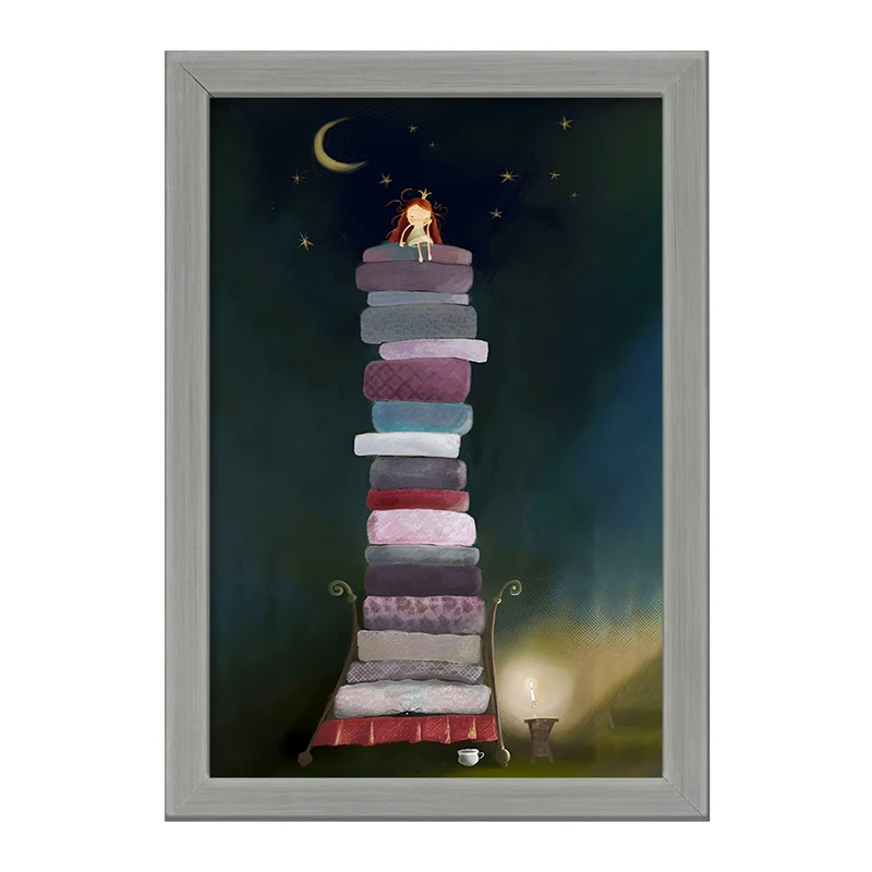 تابلو خندالو طرح دختر و خواب کد F8199