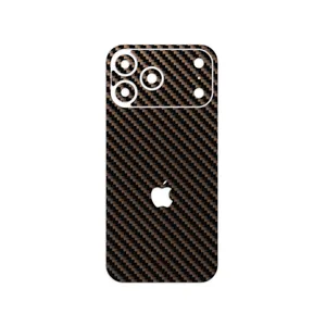 MAHOOT Glossy-Brown-Fiber Cover Sticker for Apple iPhone 17 Pro Max