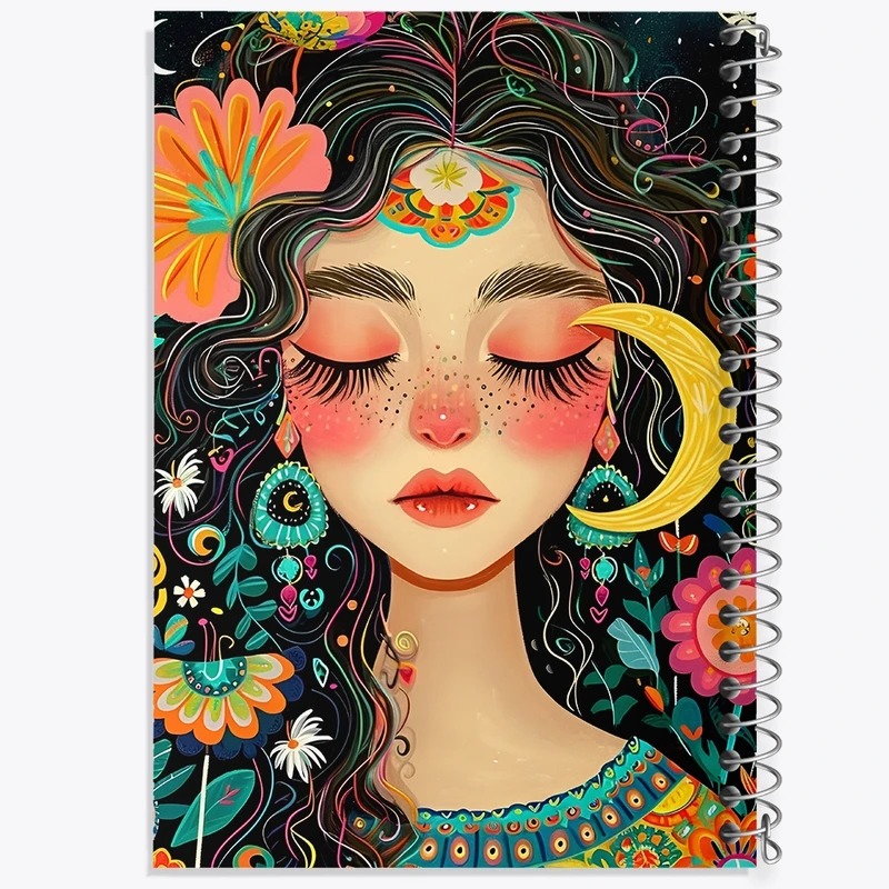 دفتر طراحی 50 برگ خندالو طرح دخترانه کد F3277