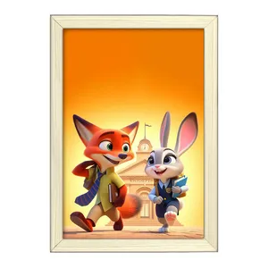 تابلو خندالو طرح زوتوپیا کد F2743