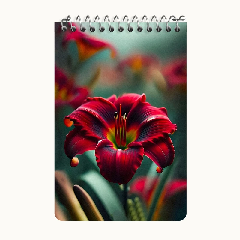 دفتر یادداشت 50 برگ خندالو طرح گل کد F12684