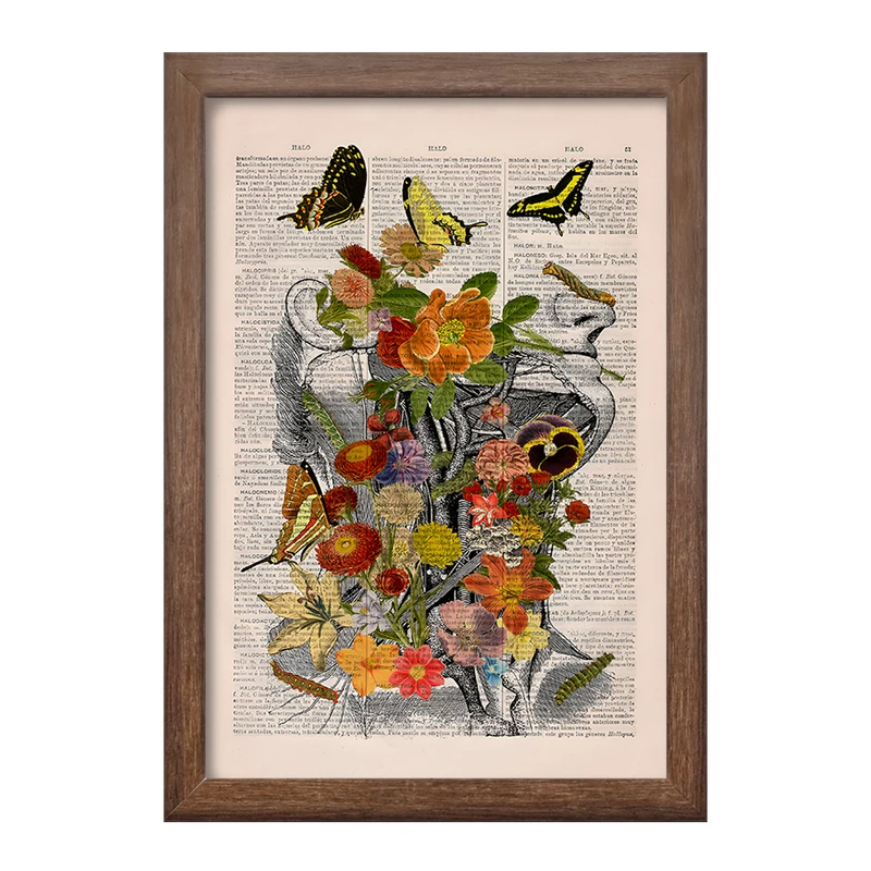 تابلو خندالو طرح آناتومی انسان (Human Anatomy) کد F14036