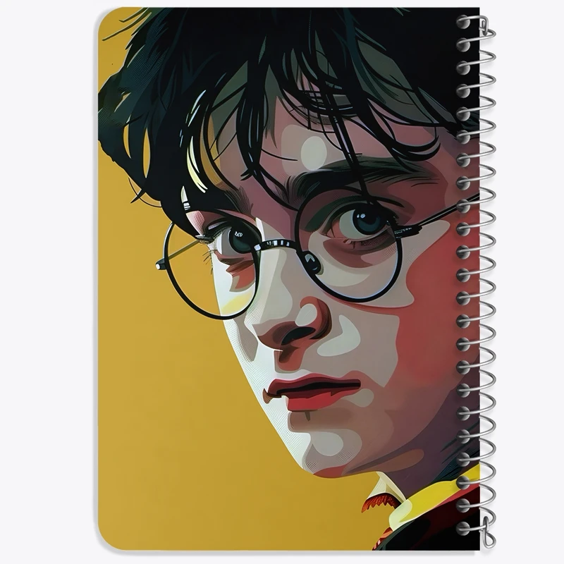 دفتر یادداشت 50 برگ خندالو طرح هری پاتر (Harry Potter) کد F6164