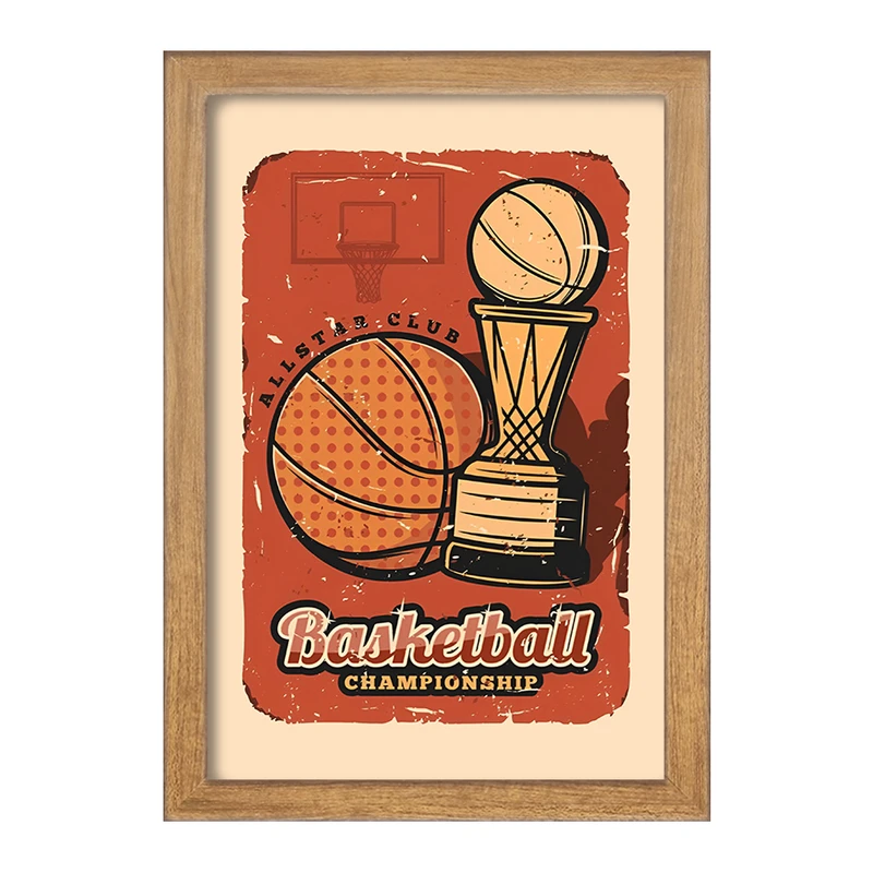 تابلو خندالو طرح بسکتبال (Basketball) کد F14250