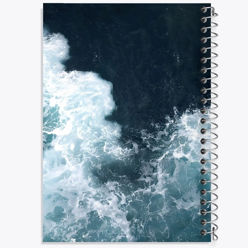 دفتر طراحی 50 برگ خندالو طرح موج دریا کد F1384