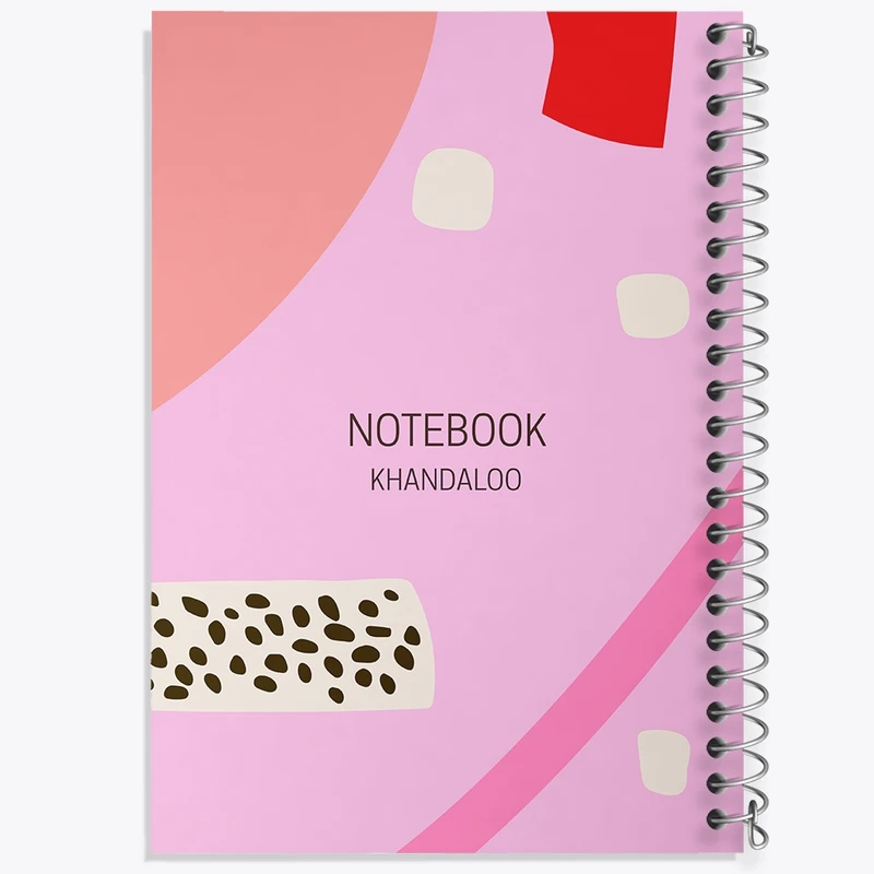 دفتر طراحی 50 برگ خندالو طرح مینیمال کد N342