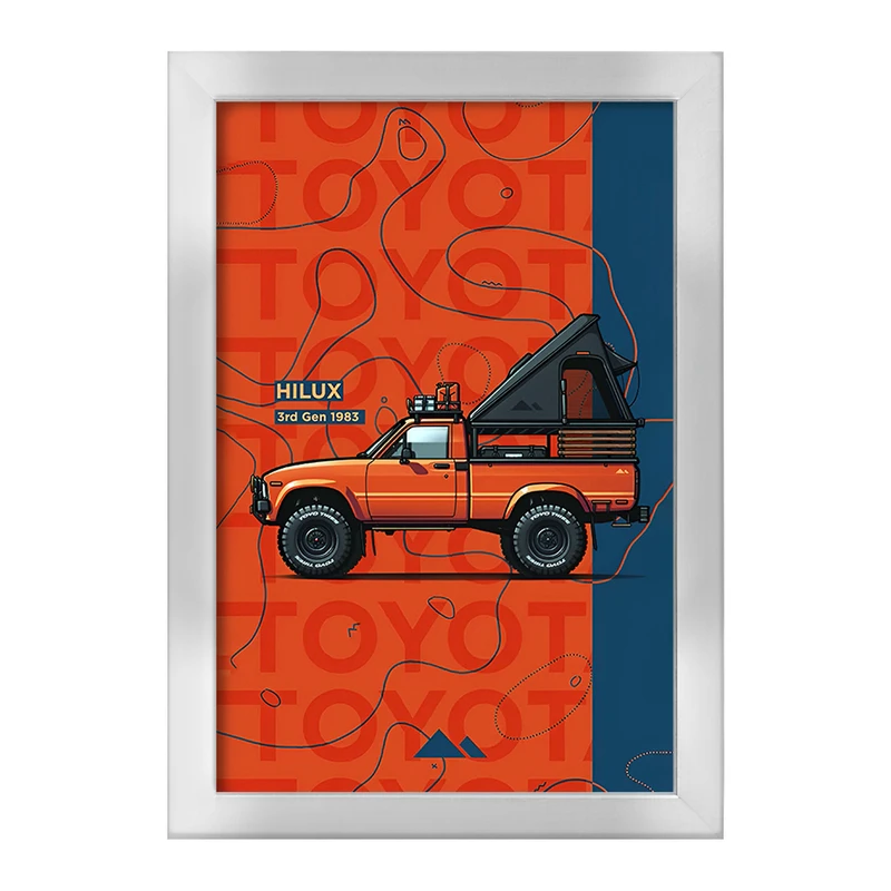 تابلو خندالو طرح هایلوکس (Hilux) کد F14167