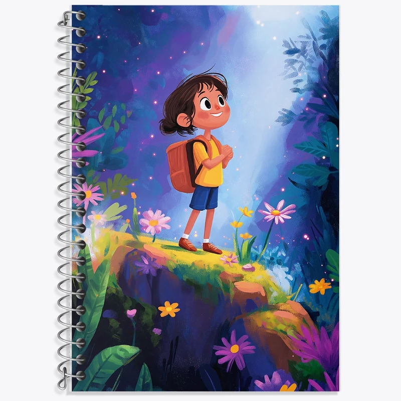 دفتر لغت 50 برگ خندالو طرح دخترانه کودکانه کد F10928