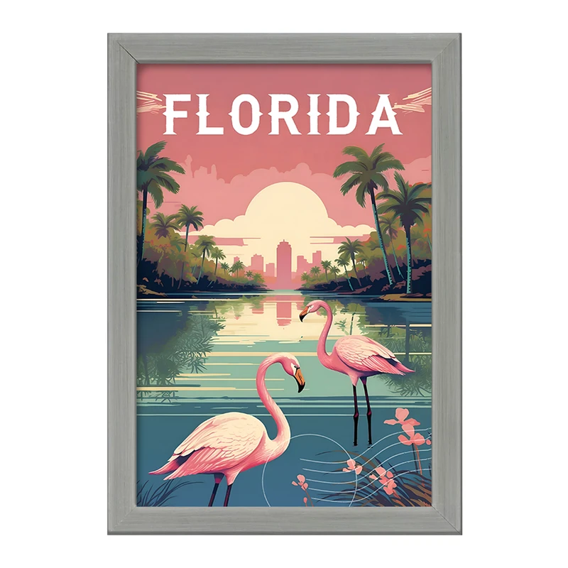 تابلو خندالو طرح فلوریدا (Florida) کد F6318