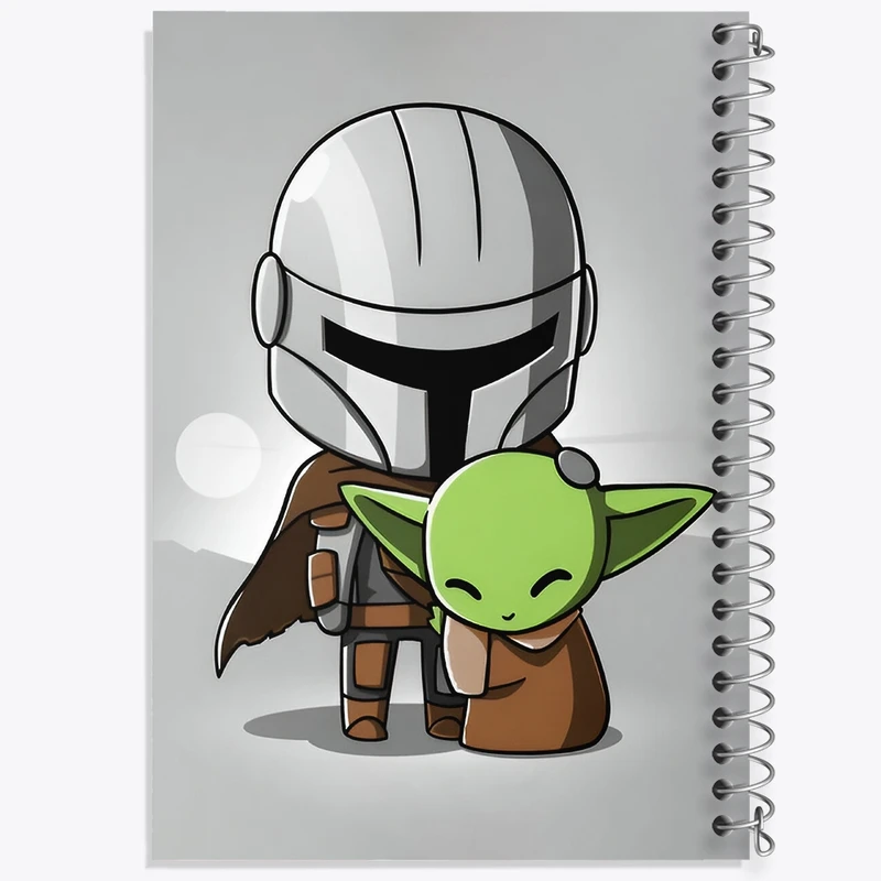 دفتر ژورنال نویسی 50 برگ خندالو مدل نقطه ای طرح جنگ ستارگان کد F3367