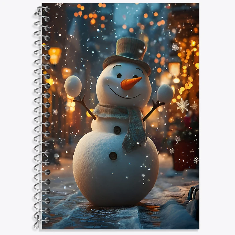 دفتر نت موسیقی 50 برگ خندالو طرح آدم برفی کد F9616