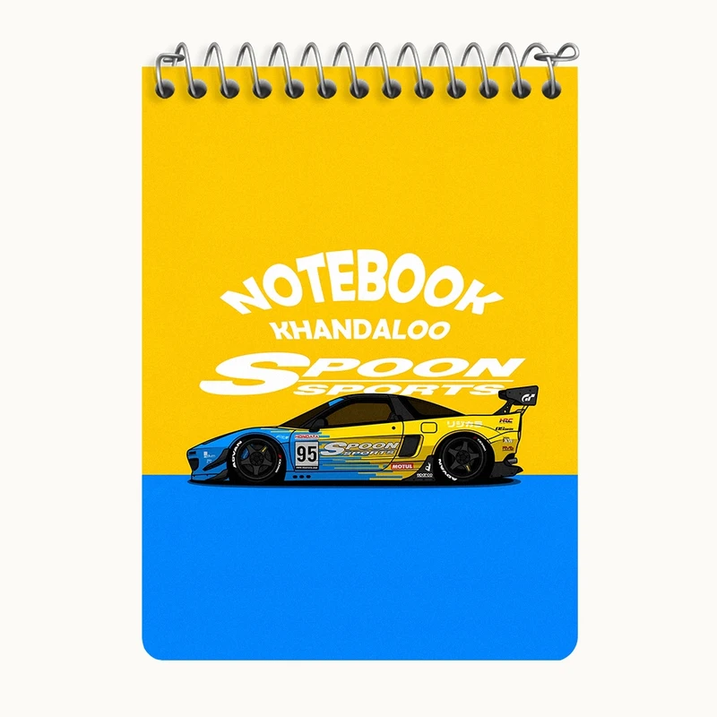 دفتر یادداشت 50 برگ خندالو طرح هوندا (Honda NSX-R) کد N7524