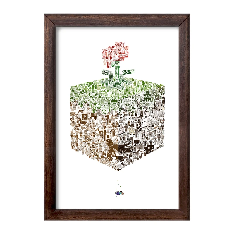 تابلو خندالو طرح ماینکرافت (Minecraft) کد F14095