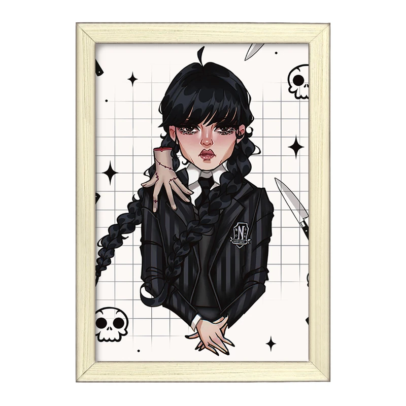 تابلو خندالو طرح ونزدی (Wednesday) کد F2470