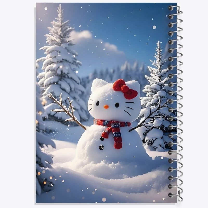 دفتر ژورنال نویسی 50 برگ خندالو مدل نقطه ای طرح هلو کیتی کد F9464