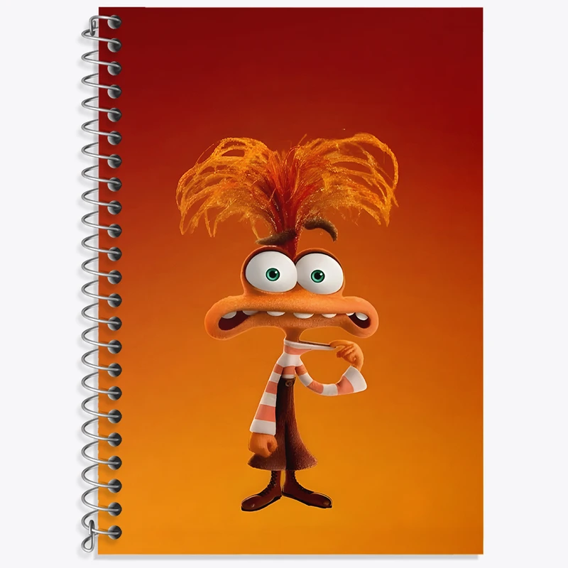 دفتر زبان دوخط 50 برگ خندالو طرح شخصیت اضطراب اینساید اوت کد F3344