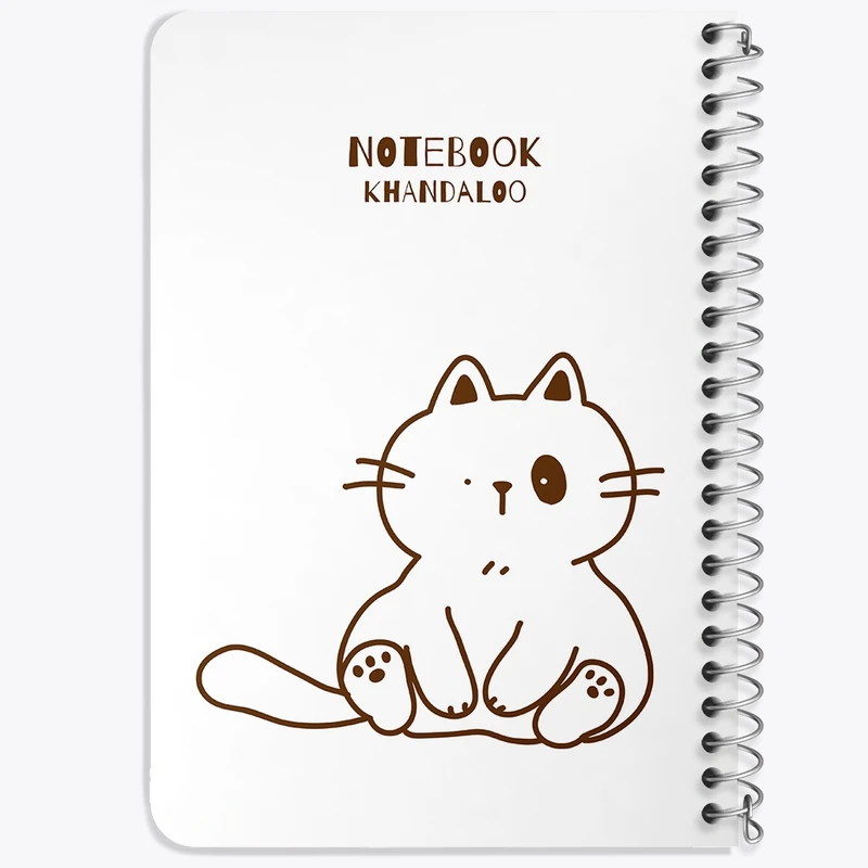 دفتر یادداشت 50 برگ خندالو طرح گربه (Cat) کد N868