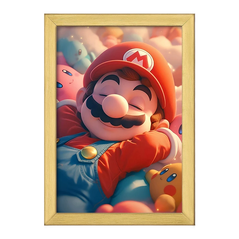 تابلو خندالو طرح سوپر ماریو (Super Mario) کد F10762