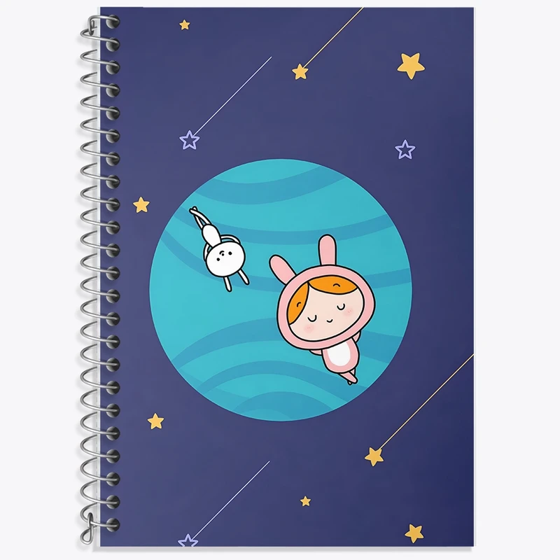 دفتر لغت 50 برگ خندالو طرح دخترانه فانتزی کد N7369