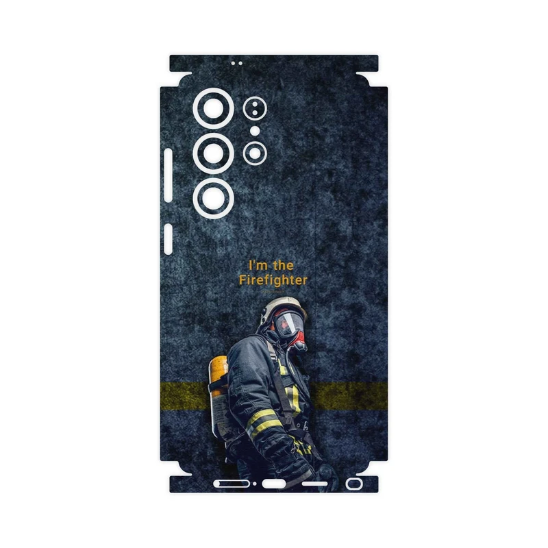 برچسب پوششی ماهوت مدل Firefighter-FullSkin مناسب برای گوشی موبایل سامسونگ Galaxy S25 Ultra