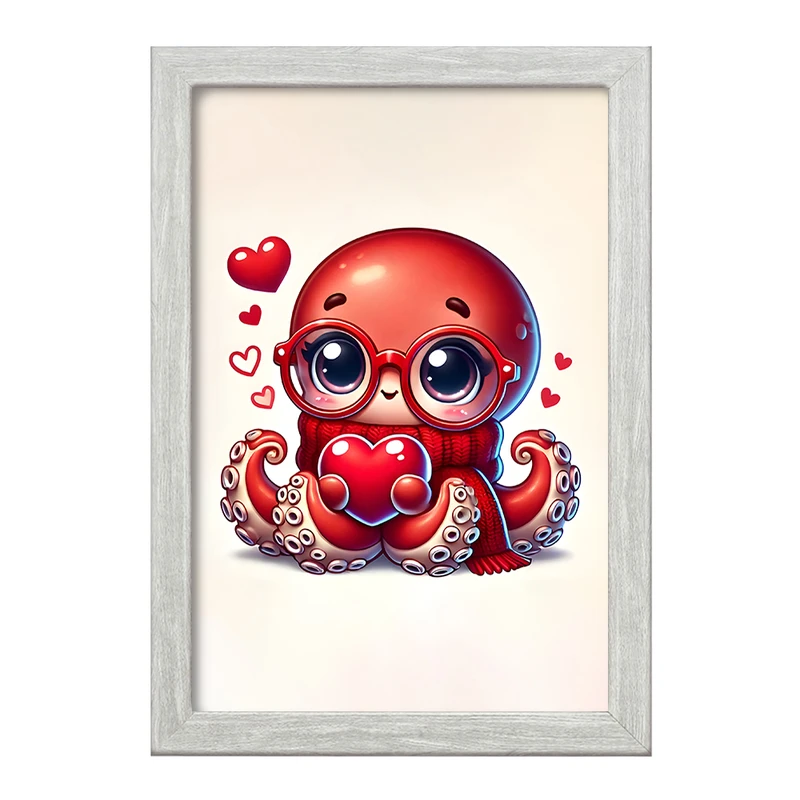 تابلو خندالو طرح هشت پا بامزه کد F11726