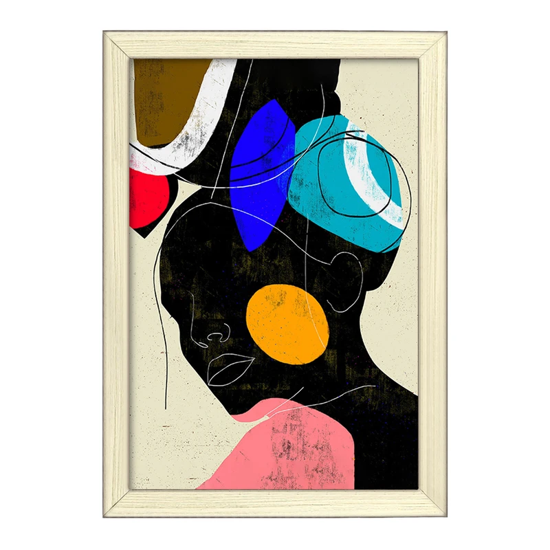 تابلو خندالو طرح دکوراتیو (decorative) کد F31