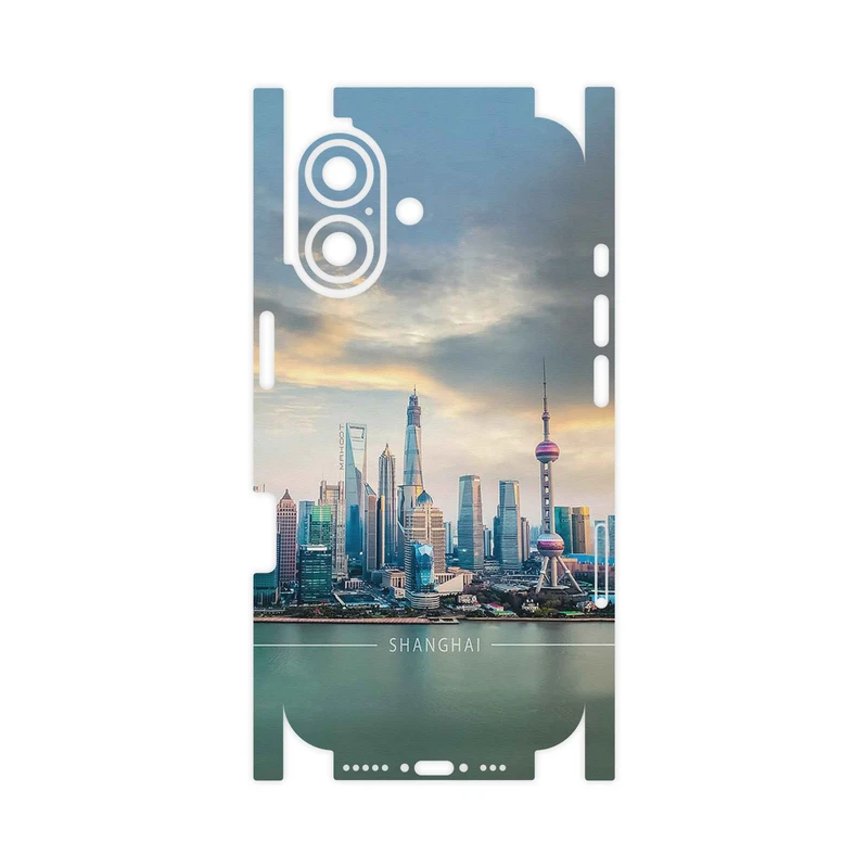 برچسب پوششی ماهوت مدل Shanghai_City-FullSkin مناسب برای گوشی موبایل اپل iPhone 17