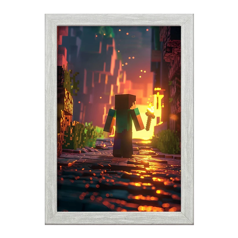 تابلو خندالو طرح ماینکرافت (Minecraft) کد F3550