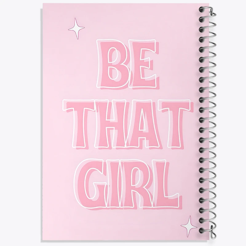 دفتر مشق 50 برگ خندالو طرح Be That Girl کد F3840