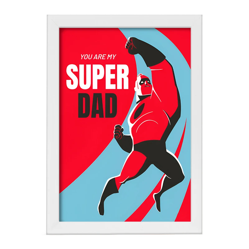 تابلو خندالو طرح شگفت انگیزان (The Incredibles) کد F14243