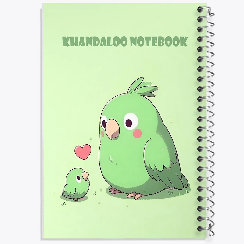 دفتر مشق 100 برگ خندالو طرح حیوانات بامزه کد N7395