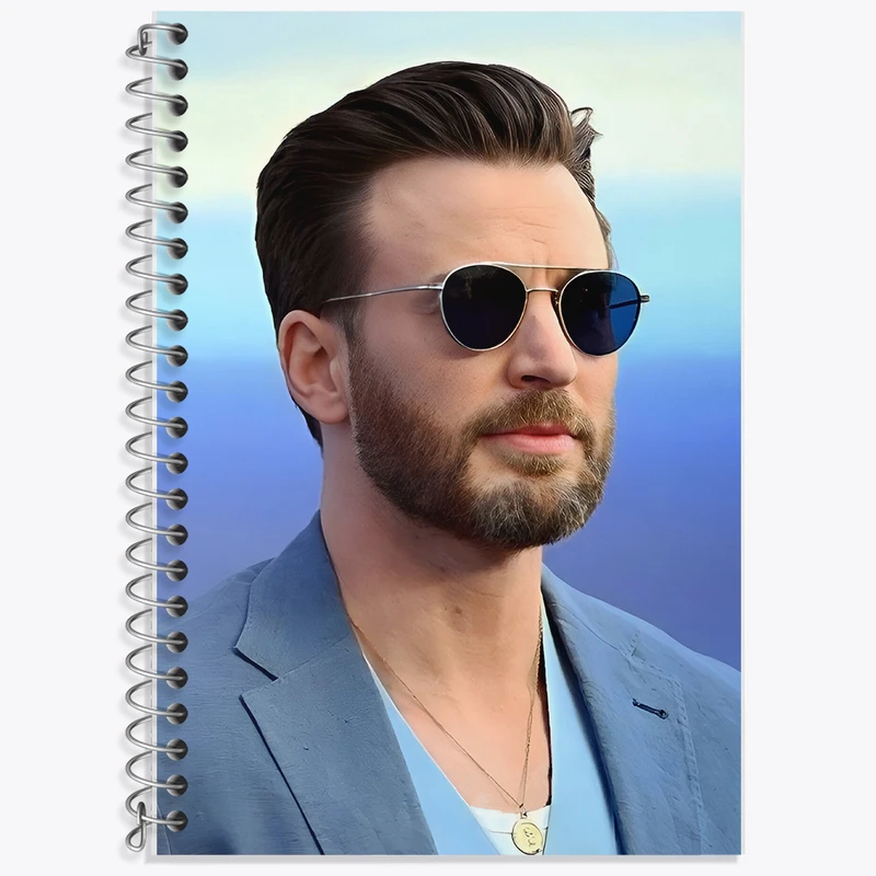 دفتر نت موسیقی 50 برگ خندالو طرح کریس ایوانز(Chris Evans) کد F10233
