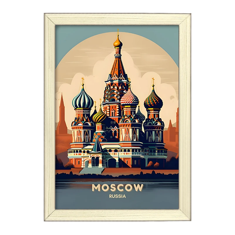 تابلو خندالو طرح موسکو (Moscow) کد F6369