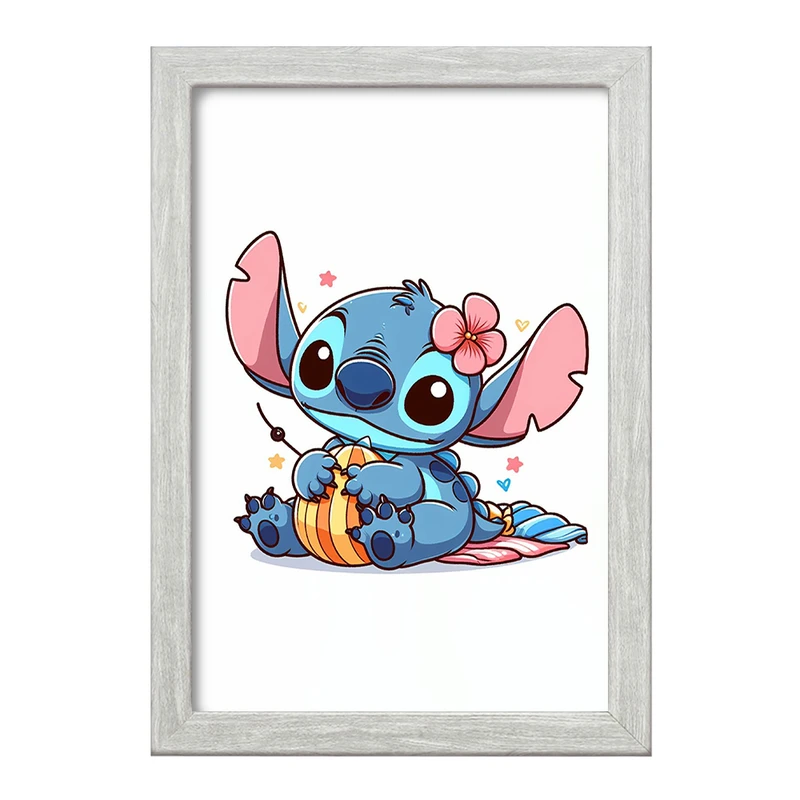 تابلو خندالو طرح استیچ (Stitch) کد 37198