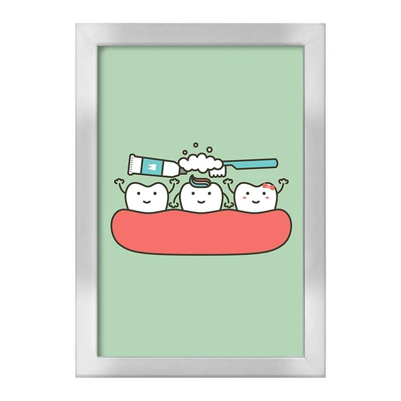 تابلو خندالو طرح دندان و دندانپزشکی کودکانه کد 27752
