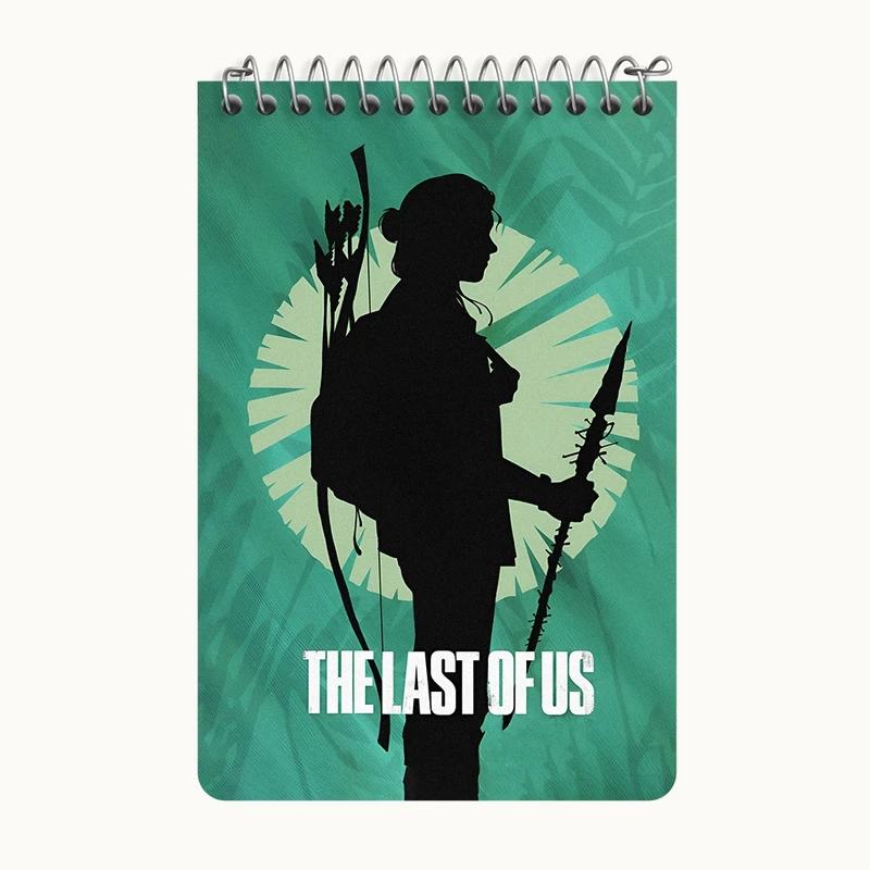دفتر یادداشت 50 برگ خندالو طرح آخرین بازمانده از ما (The Last of Us) کد F4454