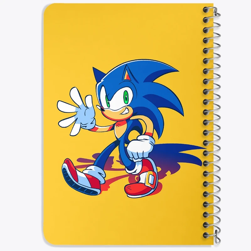 دفتر یادداشت 50 برگ خندالو طرح سونیک (Sonic) کد 37015