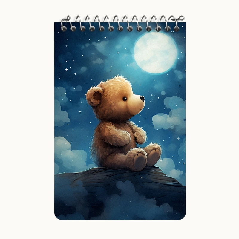 دفتر یادداشت 50 برگ خندالو طرح خرس مهربون کد F2181