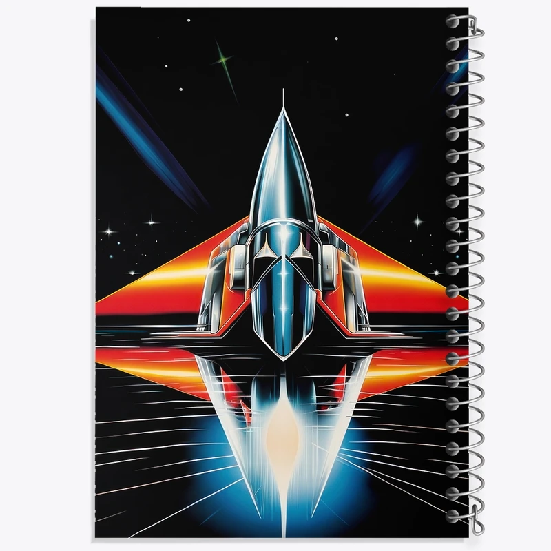 دفتر لیست خرید 50 برگ خندالو طرح موشک فضایی کد F3034