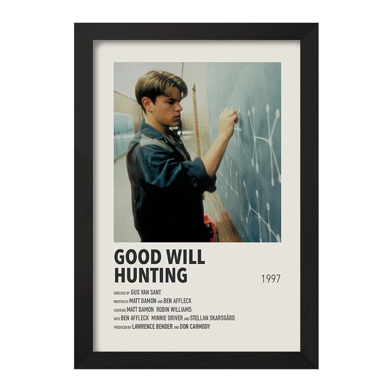 تابلو خندالو طرح ویل هانتینگ نابغه (Good Will Hunting) کد F13351