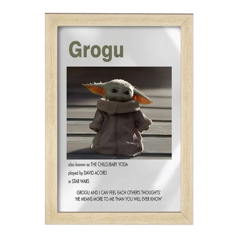 تابلو خندالو طرح بیبی یودا (Grogu) کد F13861