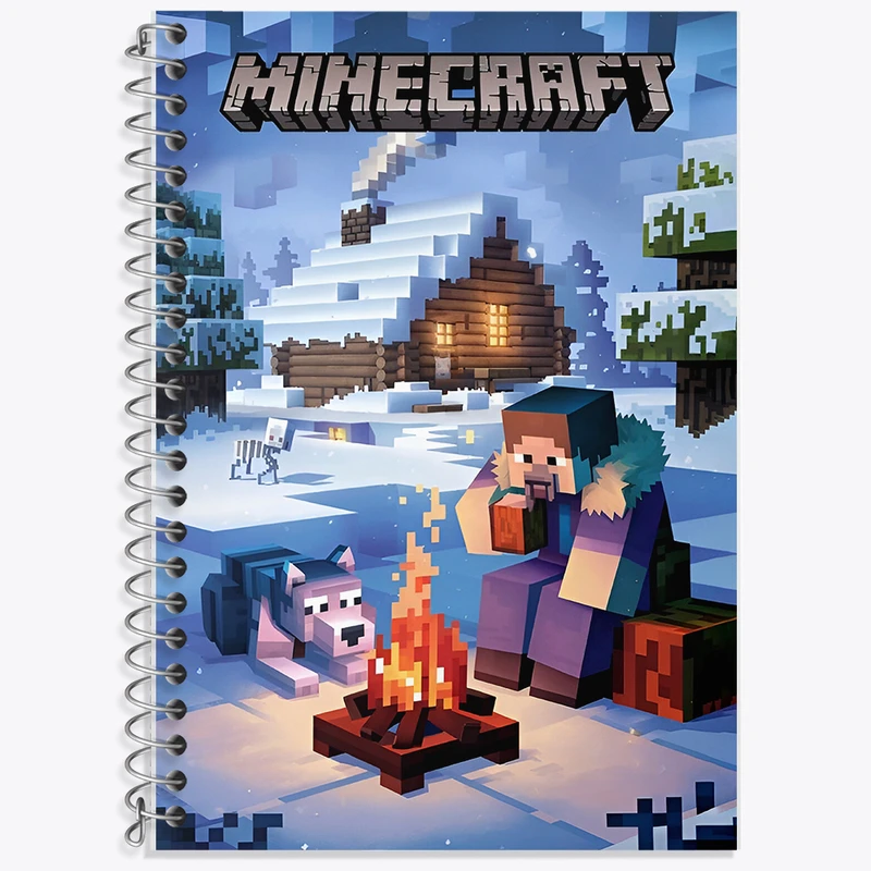 دفتر نت موسیقی 50 برگ خندالو طرح ماینکرافت (Minecraft) کد F14387