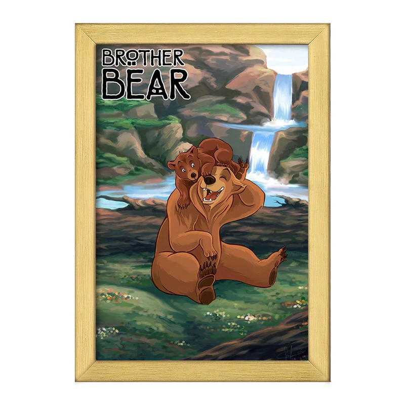 تابلو خندالو طرح انیمیشن خرس برادر Brother Bear  کد 13714