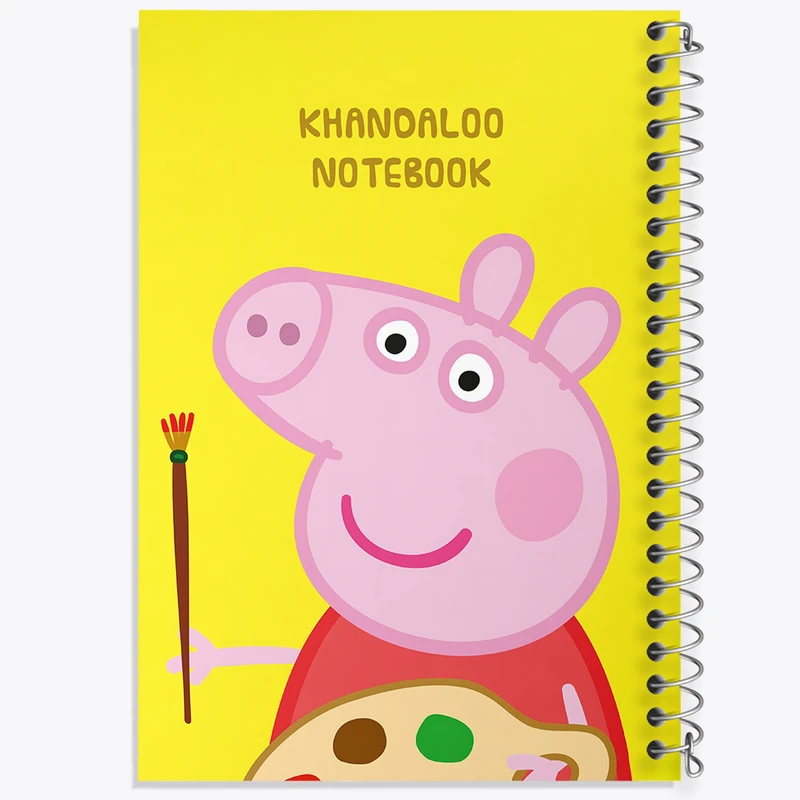 دفتر مشق 100 برگ خندالو طرح انیمیشن پپا پیگ (Peppa Pig) کد N9243