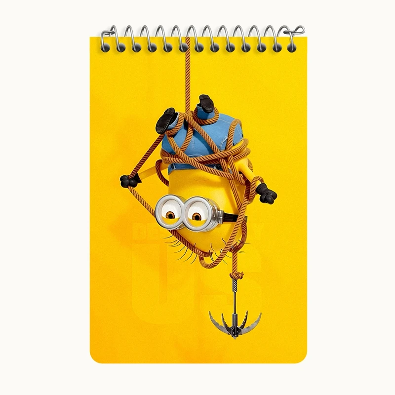 دفتر یادداشت 50 برگ خندالو طرح مینیون ها (Minions) کد F5914