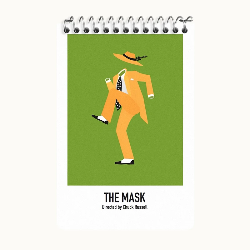 دفتر یادداشت 50 برگ خندالو طرح سریال انیمیشنی ماسک کد F10461