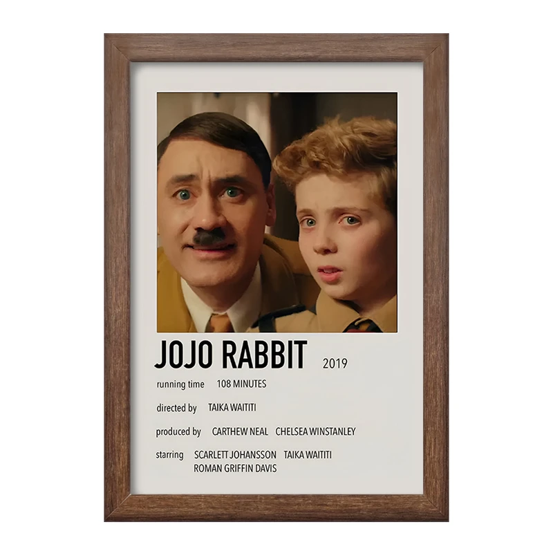 تابلو خندالو طرح جوجو خرگوشه (Jojo Rabbit) کد F13042