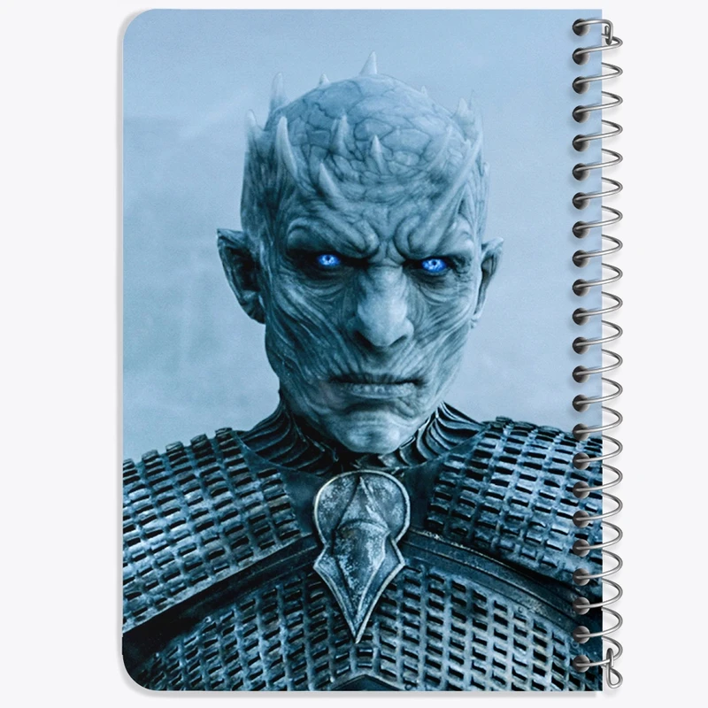 دفتر یادداشت 50 برگ خندالو طرح نایت کینگ گیم اف ترونز Game of Thrones  کد 2668