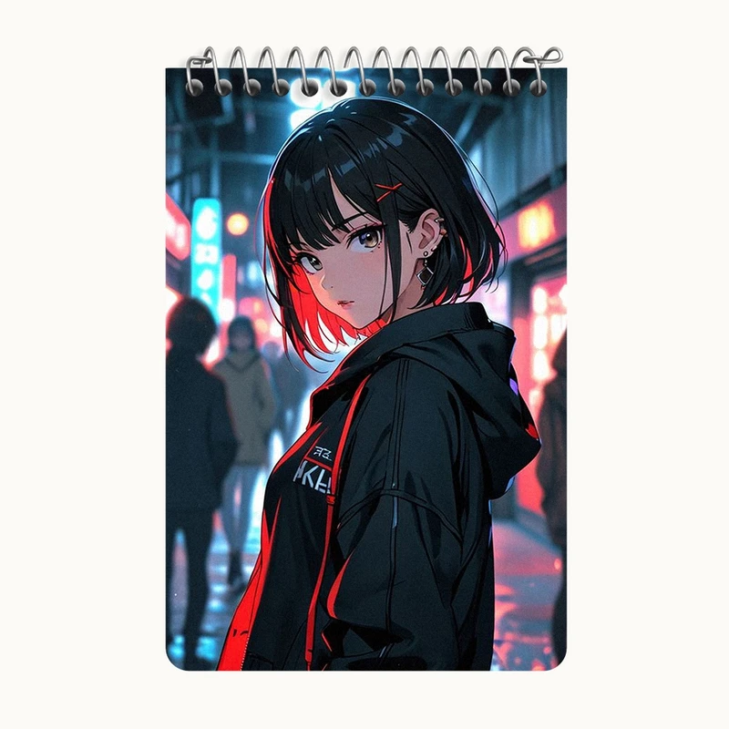 دفتر یادداشت 50 برگ خندالو طرح دخترانه کد F3624