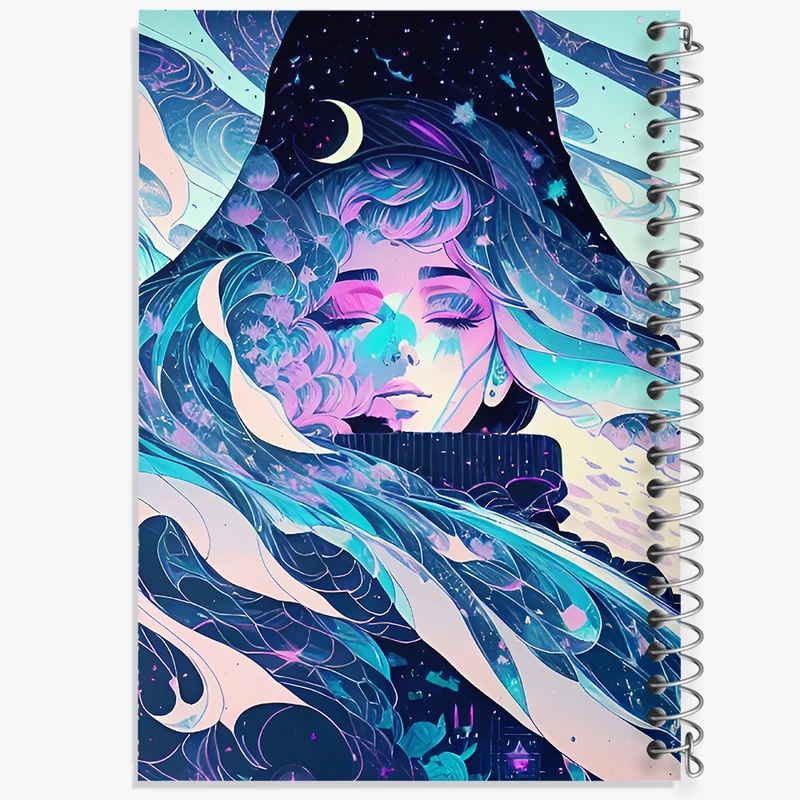 دفتر طراحی 50 برگ خندالو طرح دخترانه کد F4784